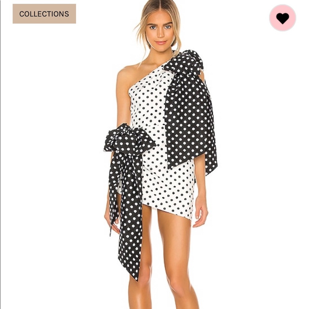 Marianna Senchina double bow Marilyn mini dress